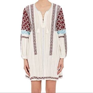 Ulla Johnson Yelena Embroidered gauze dress